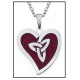 NECKLACE CELTIC HEART +TRINITY